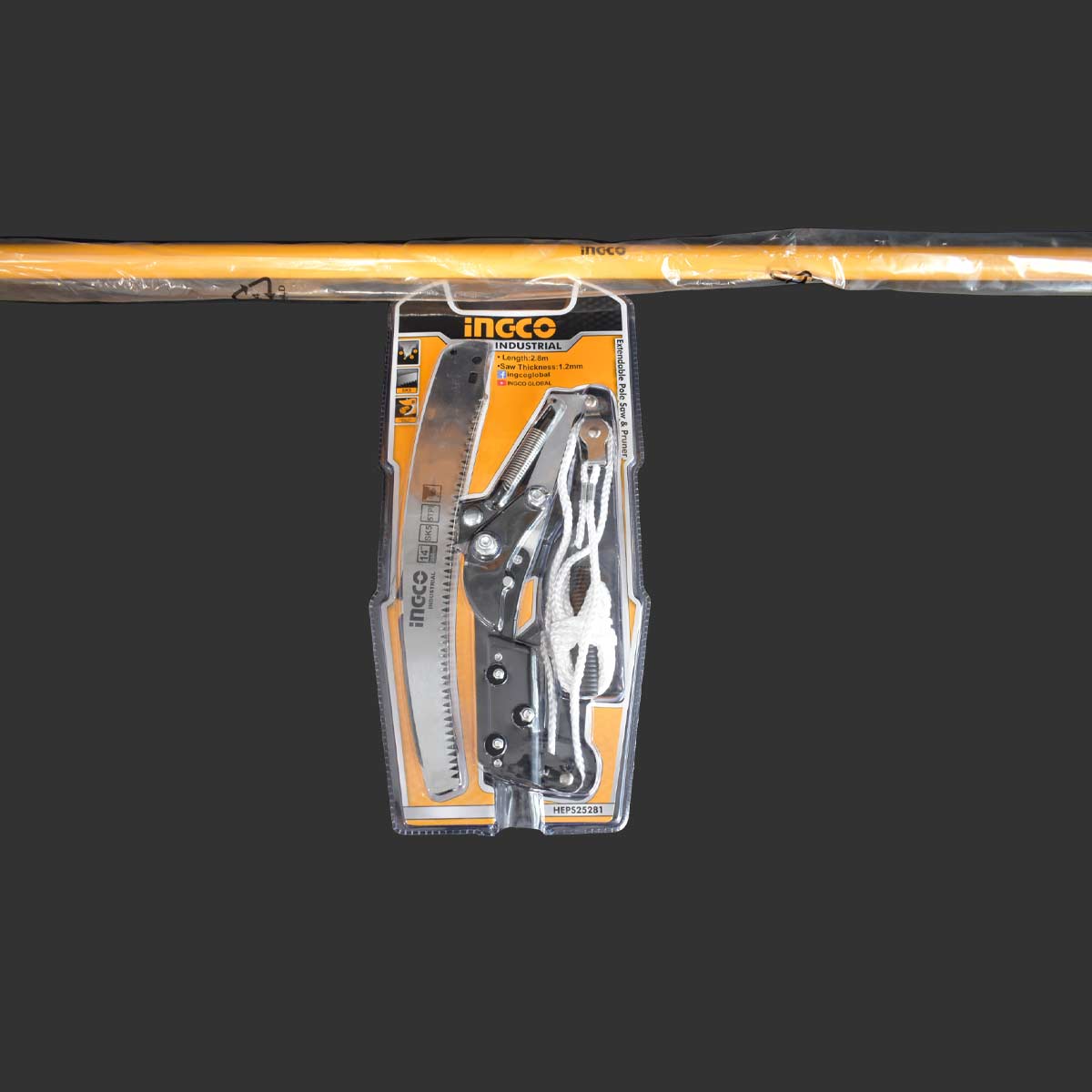 Πριόνι & Ψαλίδι Κλαδέματος με Τηλεσκοπικό Κοντάρι 14″ SK5 HEPS25281 - Image 4