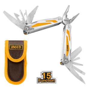 Πολυεργαλείο 15 λειτουργιών αναδιπλούμενο από ανοξείδωτο ατσάλι με θήκη ζώνης