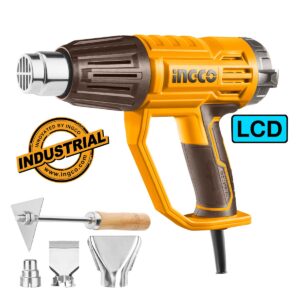 Πιστόλι θερμού αέρα 2000W με LCD οθόνη και 3 ρυθμίσεις θερμοκρασίας