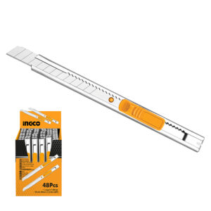 Φαλτσέτα μεταλλική INOX μίνι με λάμα SK4