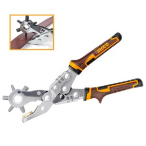 Τρυπητήρι ζωνών με εργονομικές λαβές και 6 μεγέθη οπών