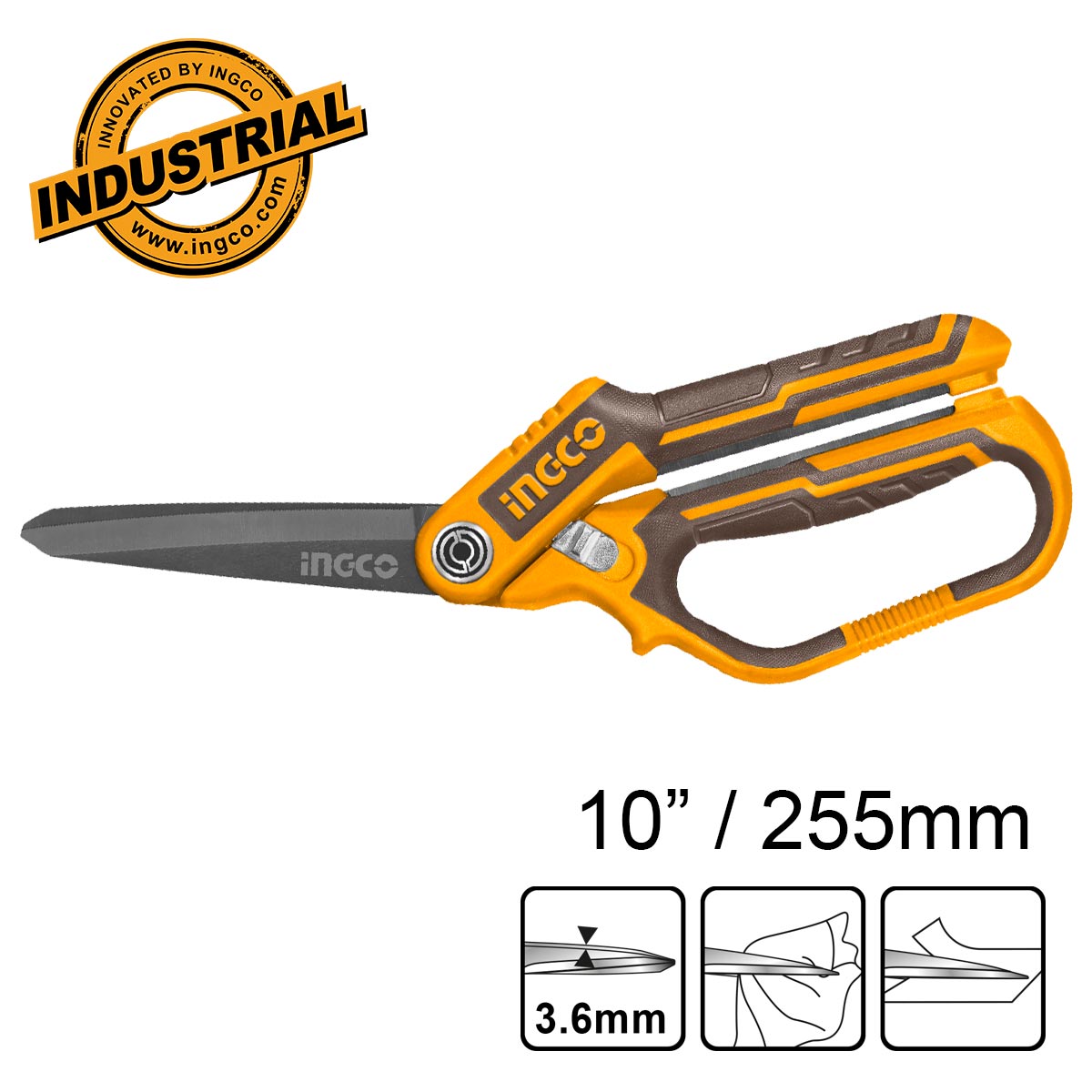 Ψαλίδι οικιακής χρήσης B.T. 255mm με λάμα τιτανίου