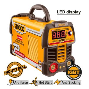 Ηλεκτροκόλληση inverter MMA 200A με LCD οθόνη και τεχνολογία IGBT