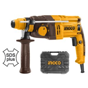 Ηλεκτρικό πιστολέτο περιστροφικό κρουστικό 650W SDS Plus 1.7J με βαλίτσα