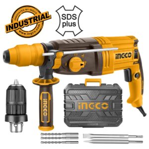 Ηλεκτρικό πιστολέτο περιστροφικό κρουστικό 950W SDS Plus 2.5J με ταχυτσόκ και βαλίτσα