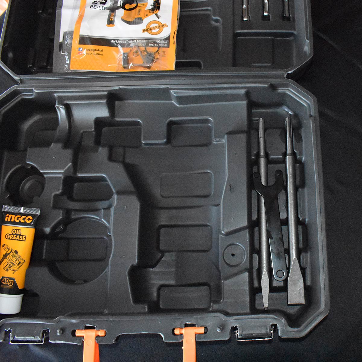 Ηλεκτρικό Πιστολέτο Περιστροφικό Κρουστικό 1500W SDS Plus 5.5J RH150028 - Image 4