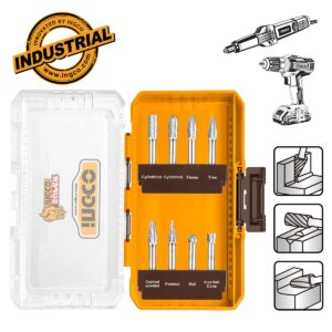 Σετ φρέζες καρβιδίου βολφραμίου 6mm για κατεργασία μετάλλων σε κασετίνα