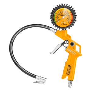 Αερομετρητής πιστόλι με μανόμετρο Φ63mm για μέτρηση πίεσης ελαστικών