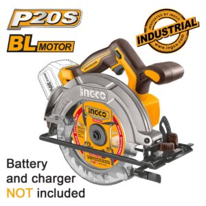 Δισκοπρίονο μπαταρίας 20V 165mm brushless για κοπή ξύλου