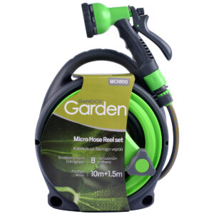 λάστιχο νερού 10m σε καρούλι GeHOCK με πιστόλι 8 λειτουργιών