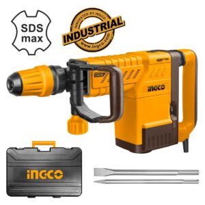 Ηλεκτρικό πιστολέτο SDS Max 1500W για κατεδάφιση σκυροδέματος με βαλίτσα