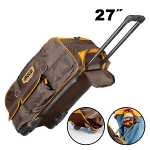 εργαλειοθήκη τσάντα 27 ιντσών με ρόδες και τηλεσκοπική λαβή